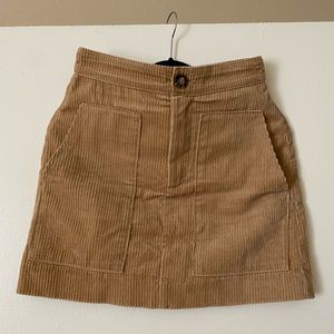 Corduroy H&M skirt, size 4.